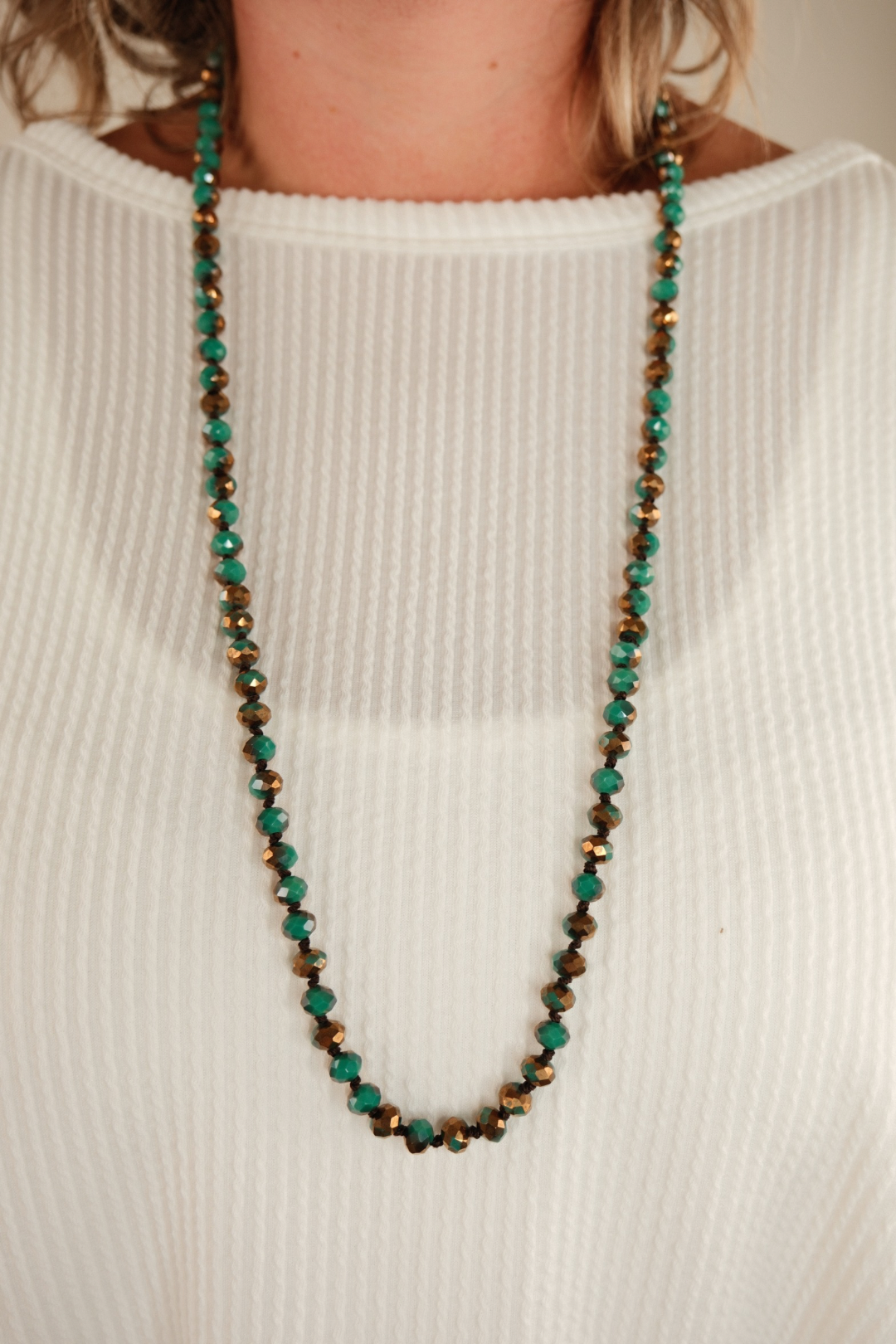 Moonlit Trail Necklace - Jade