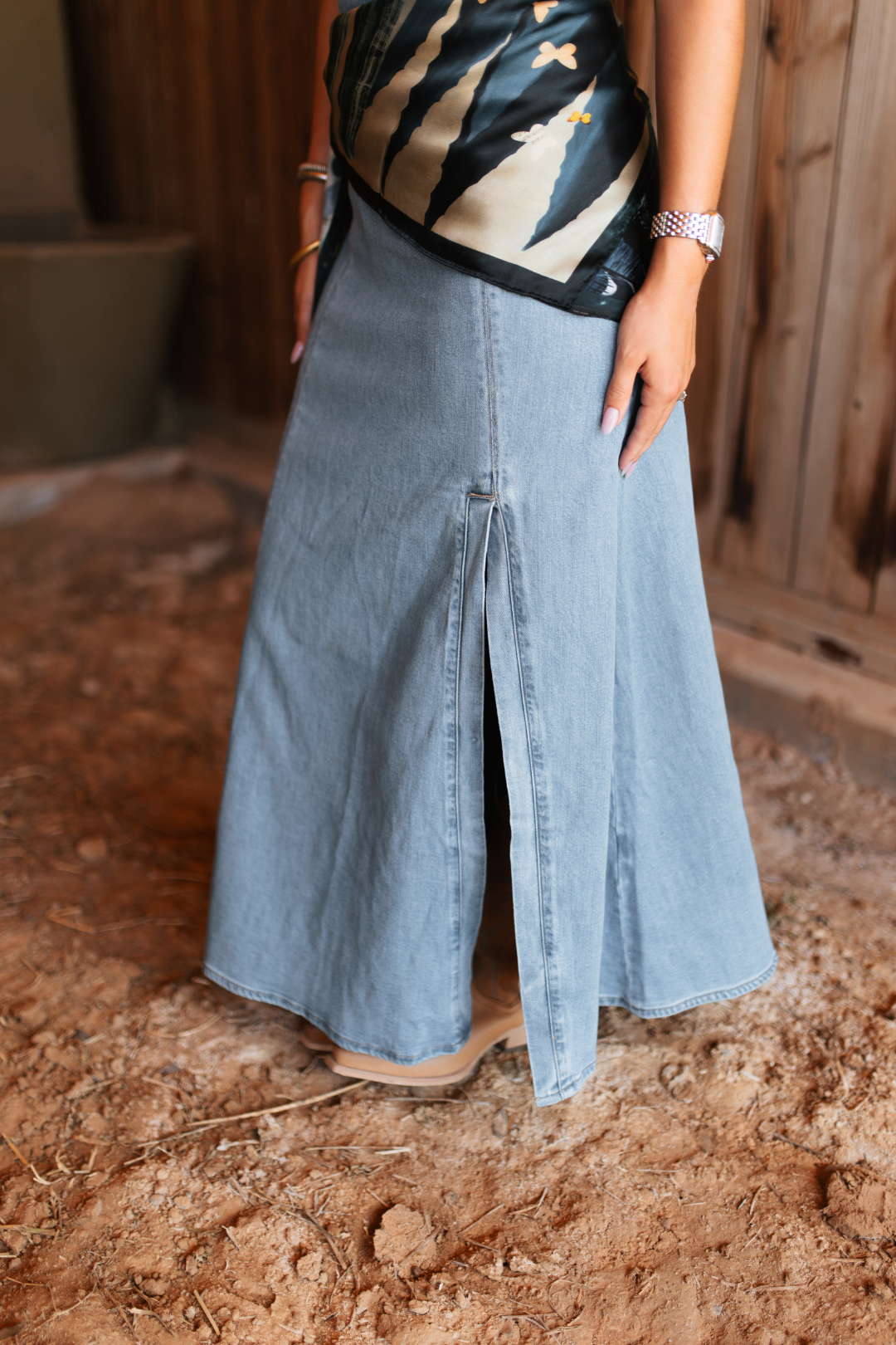 Bluebell Manor Denim Dress