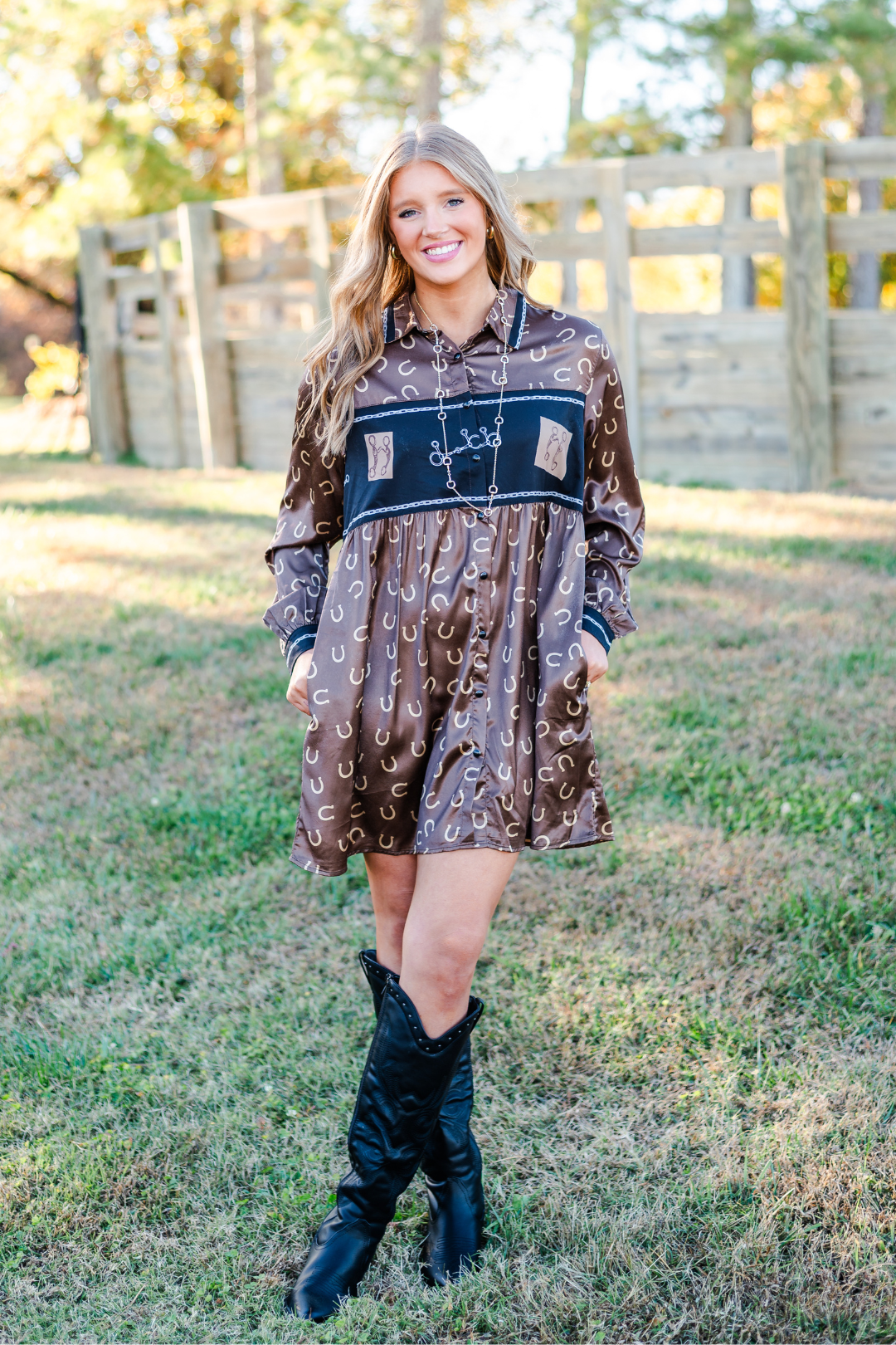 Mini Dress Cowgirl Society & Co Mini Dress Cowgirl Society & Co