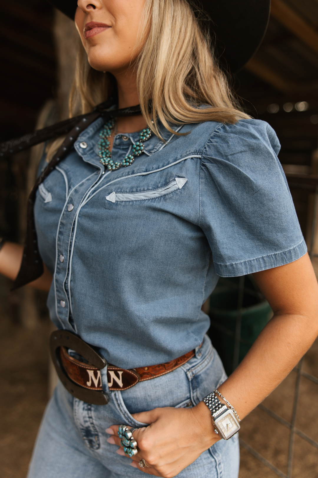 Western Skyline Pearl Snap