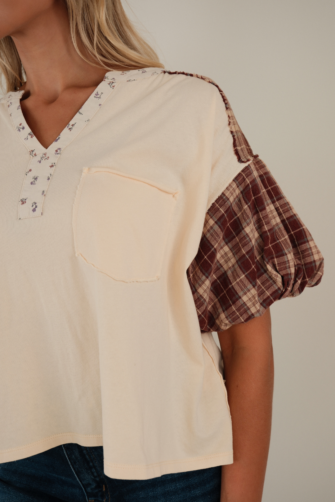 Prairie Patchwork Balloon Top