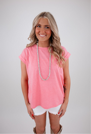 Cowgirl Calm Tee - Heather Mauve