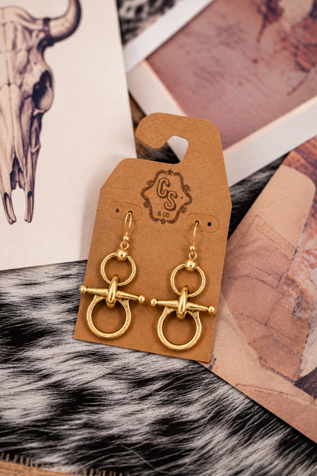 Show Ring Snaffle Earrings