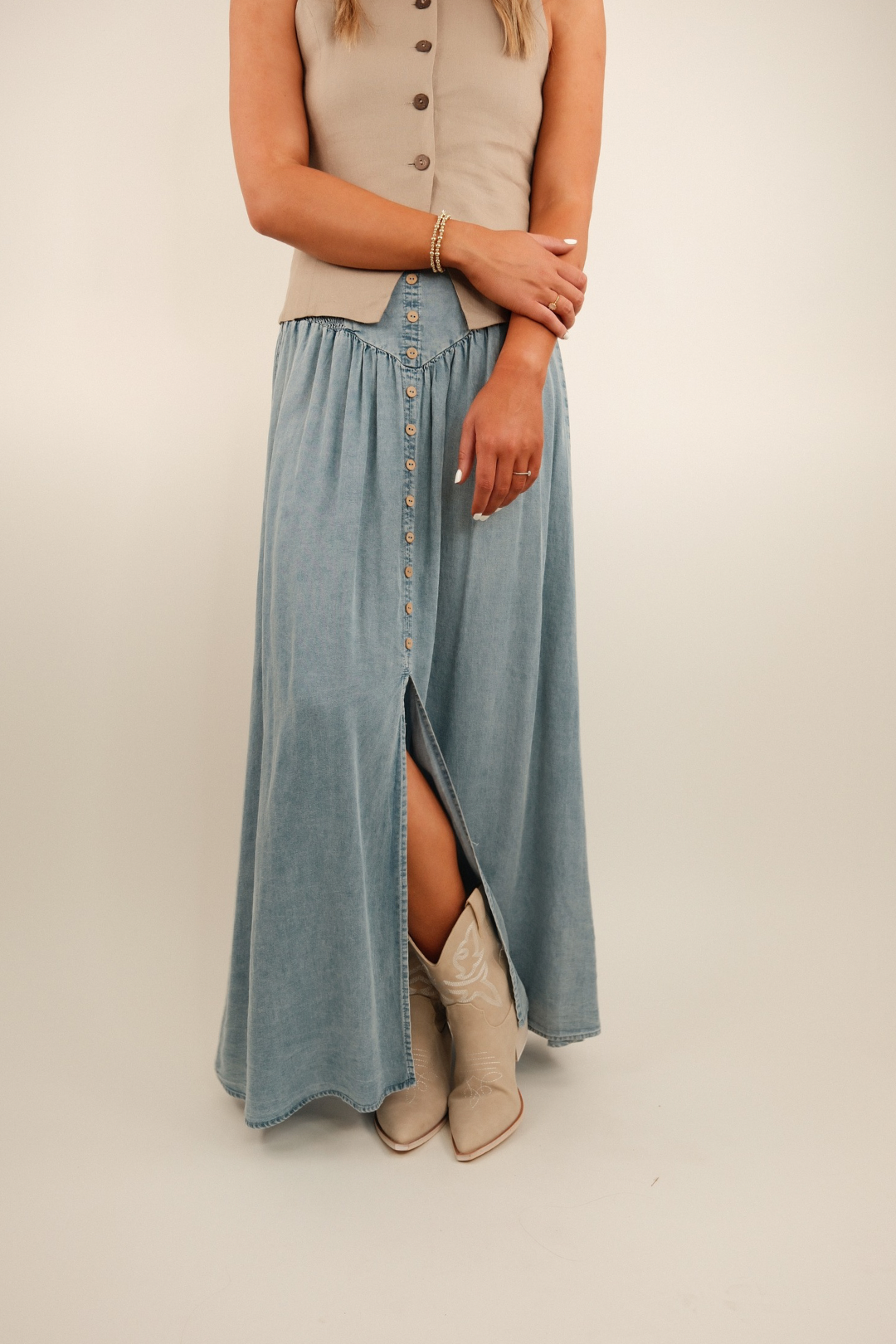 Bronco Belle Denim Skirt