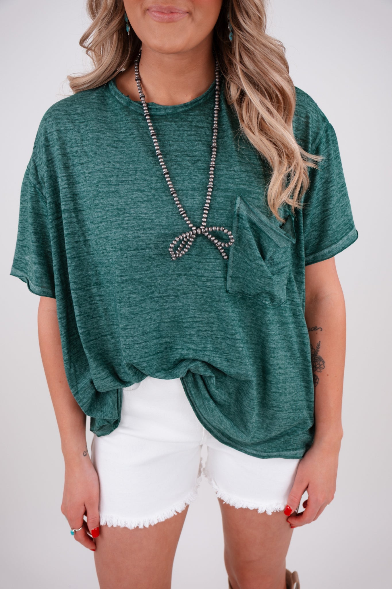 The Easy Rider Tee - Dark Green