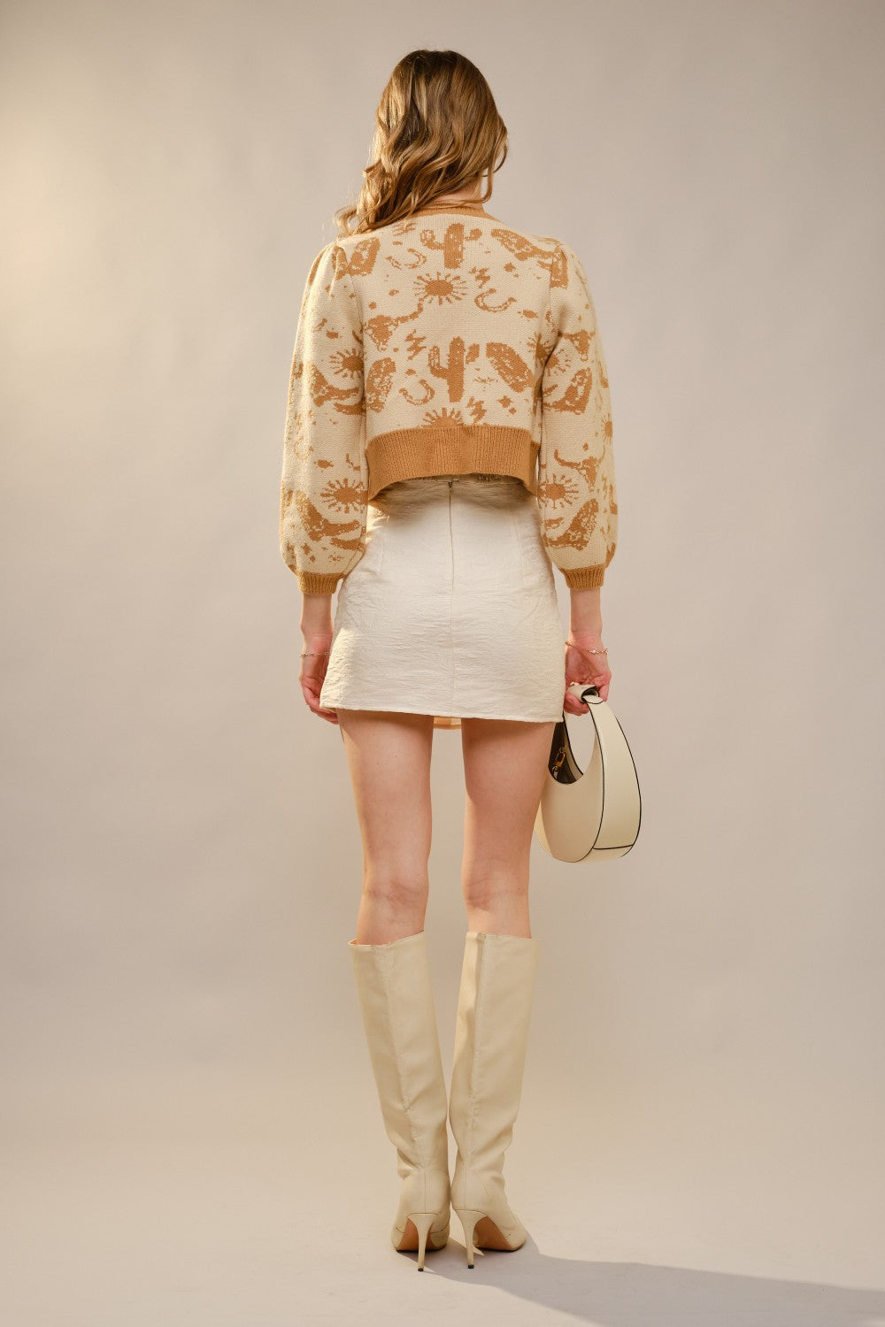 Cowgirl Charm Tie-Neck Cardigan