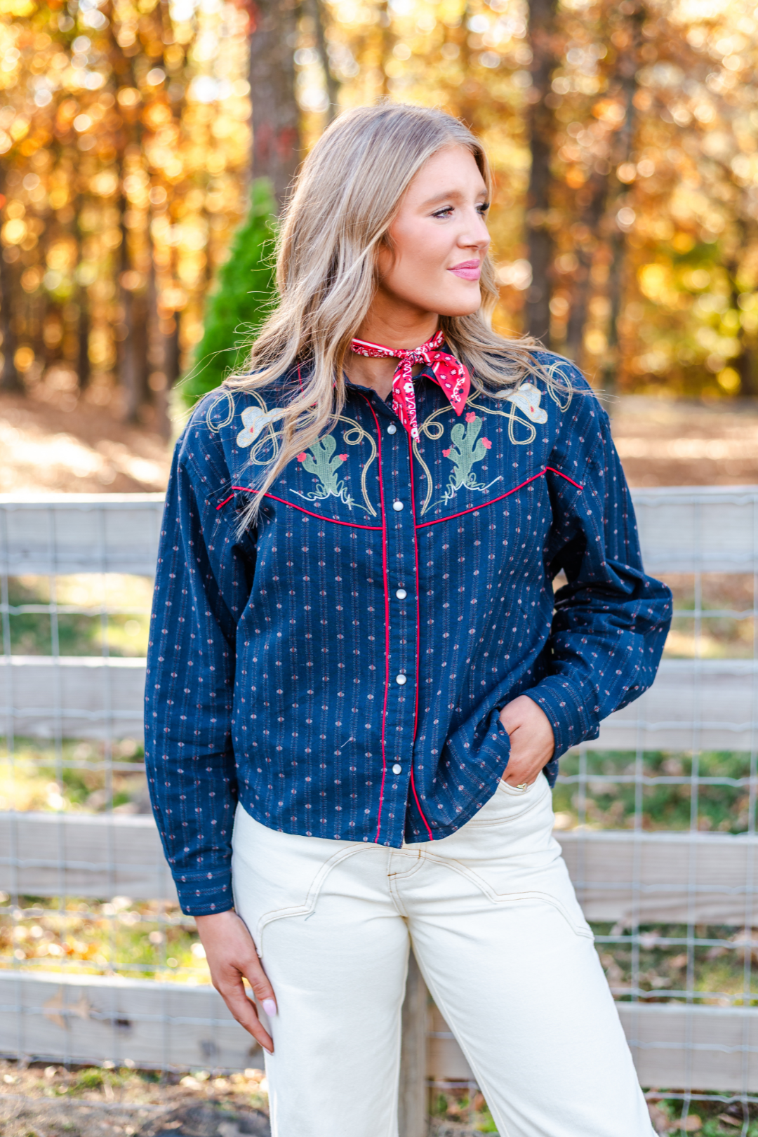 Rope & Rodeo Pearl Snap Shirt