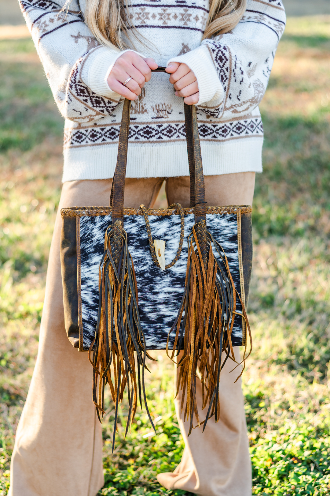 Canyon Belle Fringe Tote