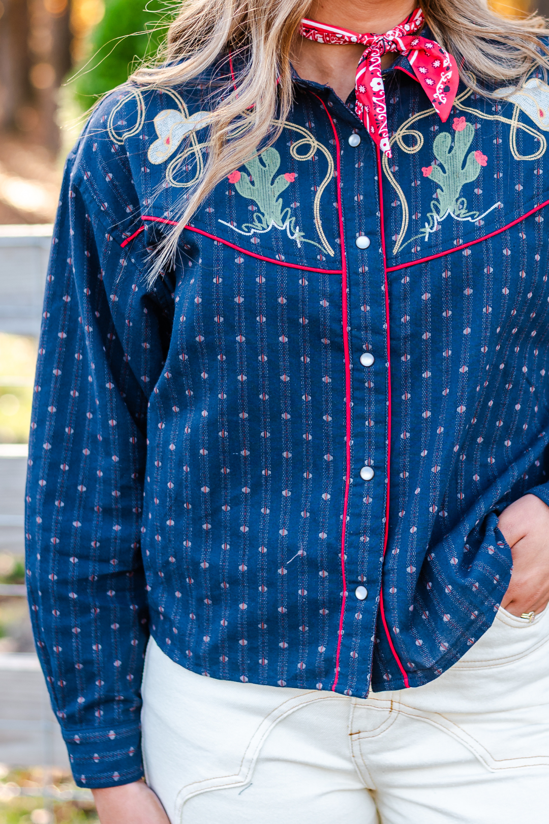 Rope & Rodeo Pearl Snap Shirt