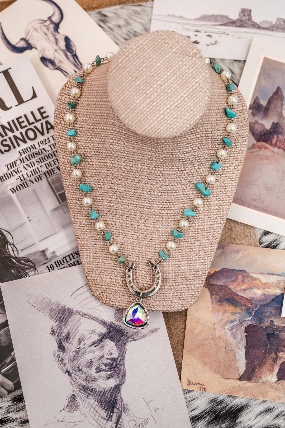 Midnight & Mesa Luck Beaded Necklace