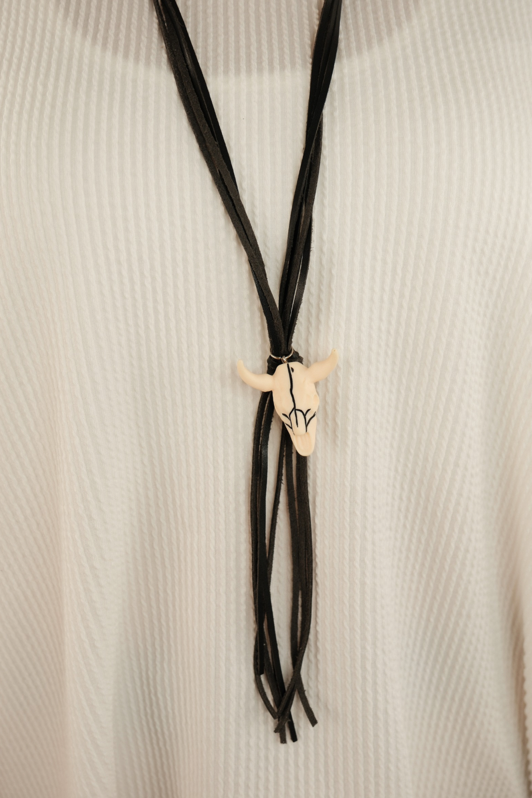 Wild Horns Necklace - Black