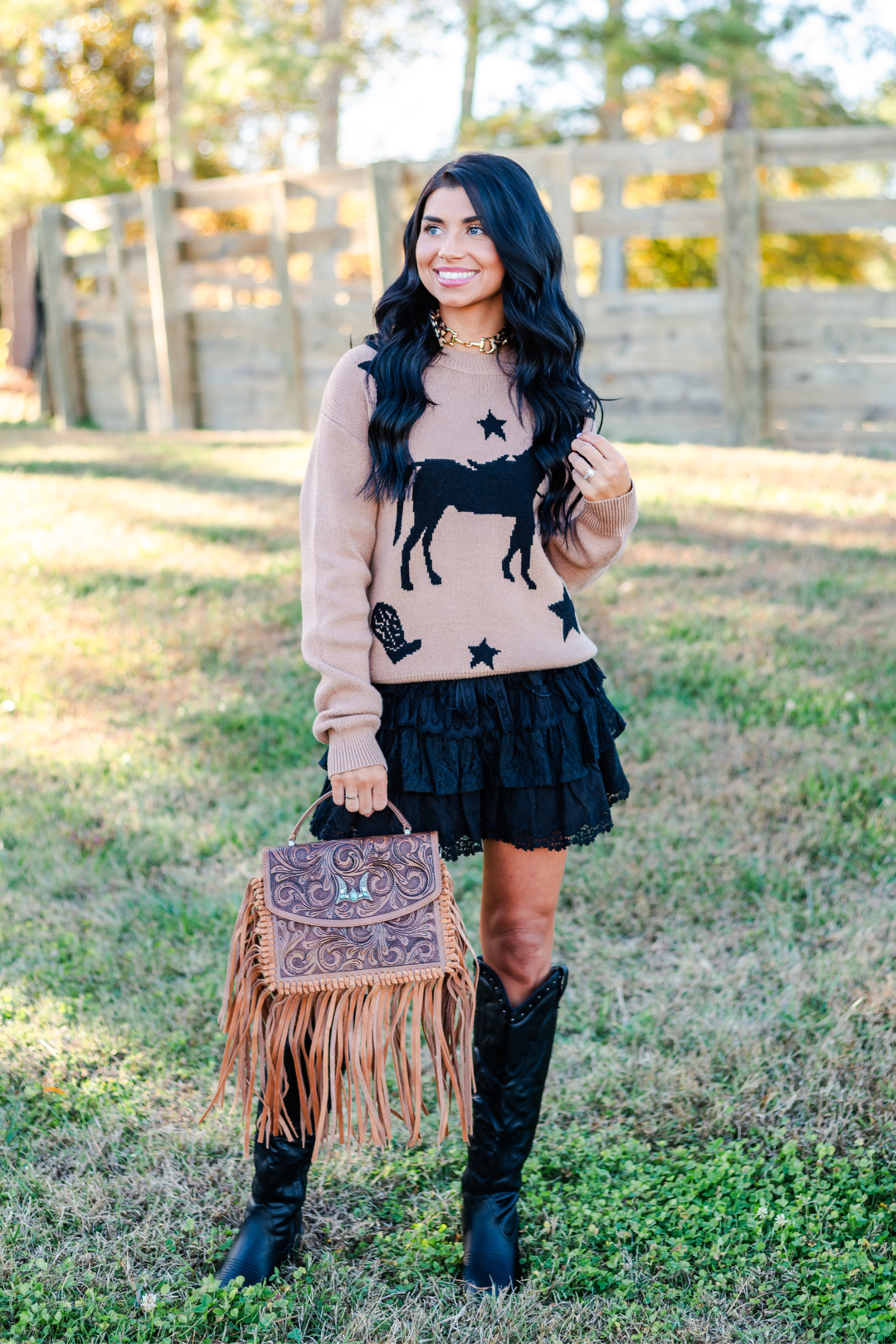 Sedona Fringe Flap Bag