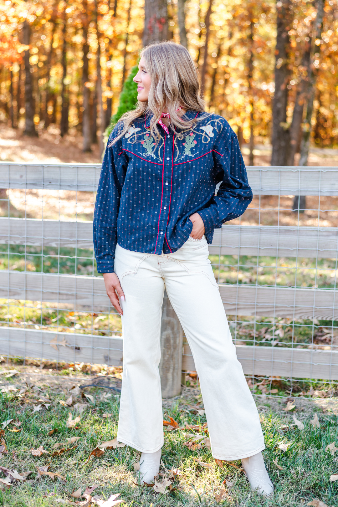 Rope & Rodeo Pearl Snap Shirt