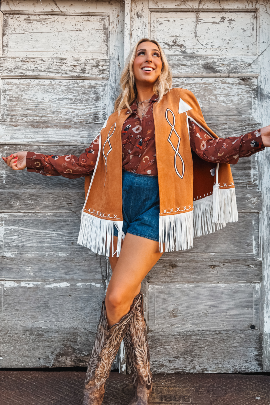Desert Dancer Embroidered Poncho