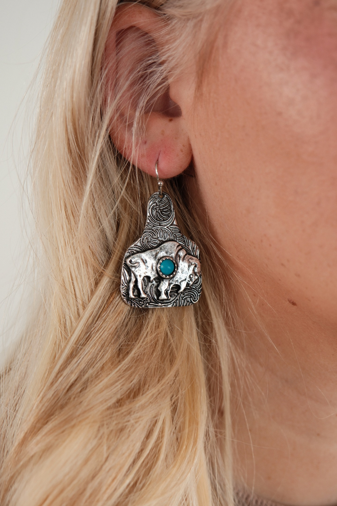 Buffalo Trail Statement Earrings