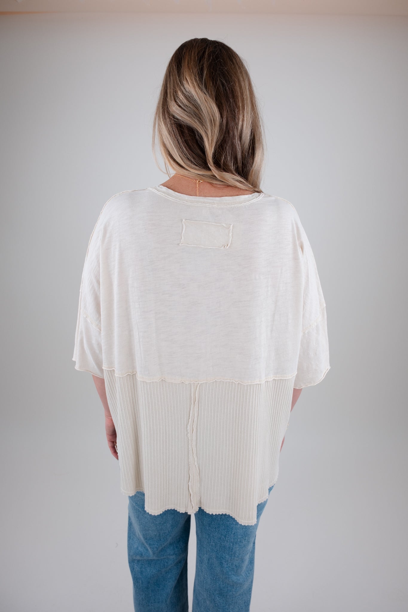 Cactus & Thread Tee - Cream