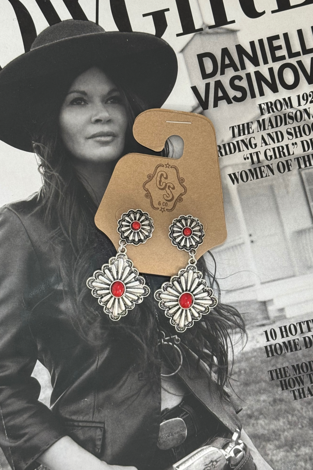 Western Winds Drop Earrings