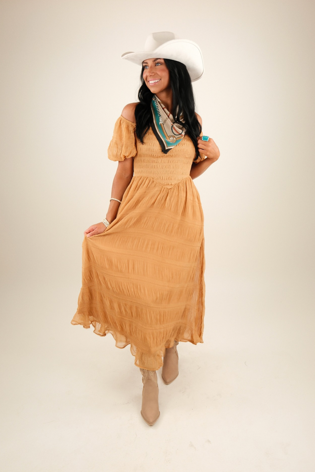 Sunset Sagebrush Midi Dress