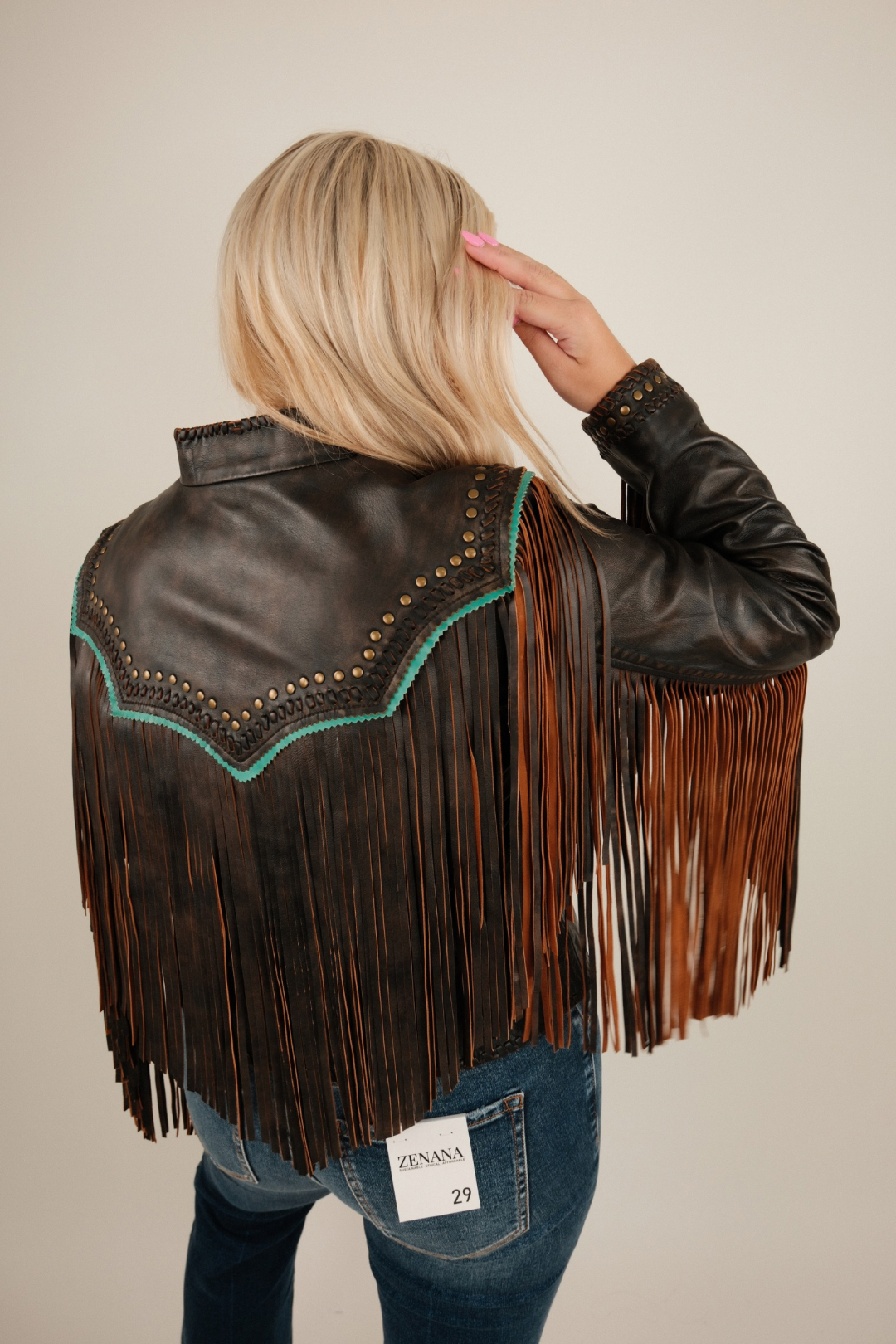 Sundance Fringe Leather Jacket