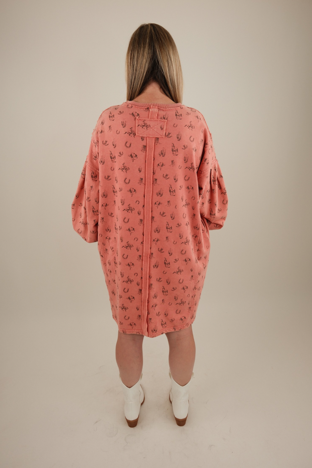 Western Wander Terry Dress