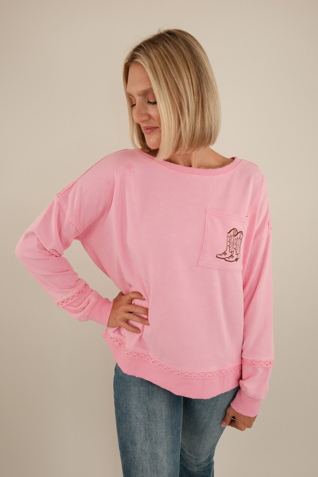 Lace & Grace Pullover