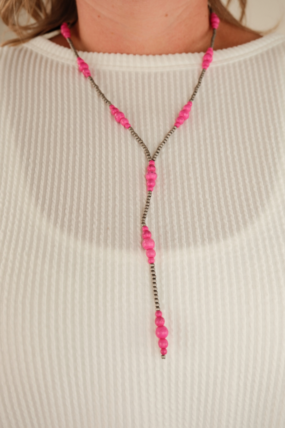 Canyon Drop Necklace - Pink
