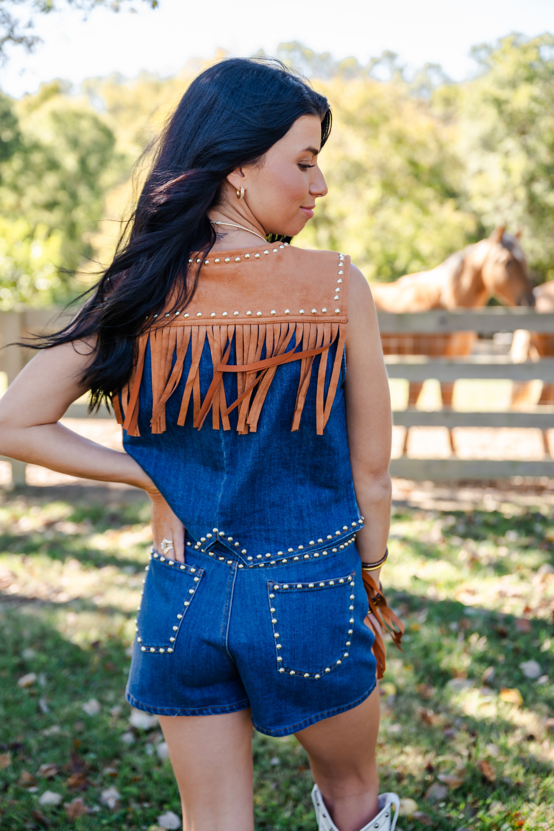 Wild Wrangler Studded Vest