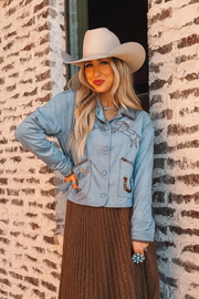 Trailblazer Suede Embroidered Jacket