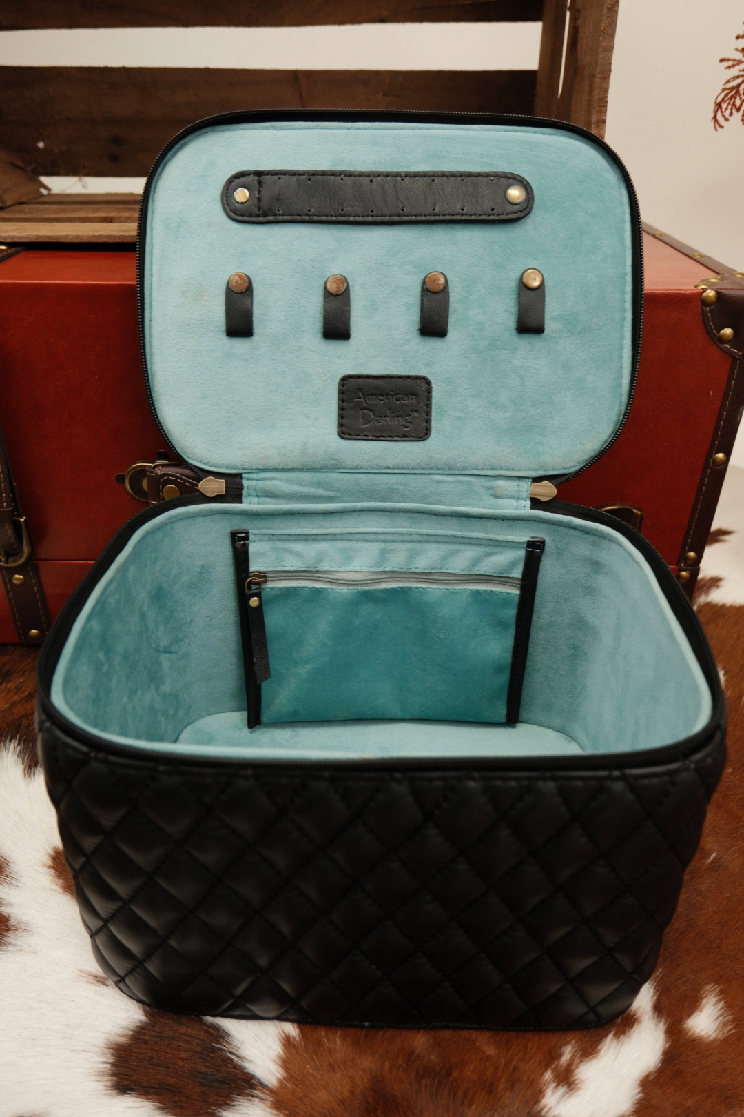 Saddle Rose Travel Jewelry Case