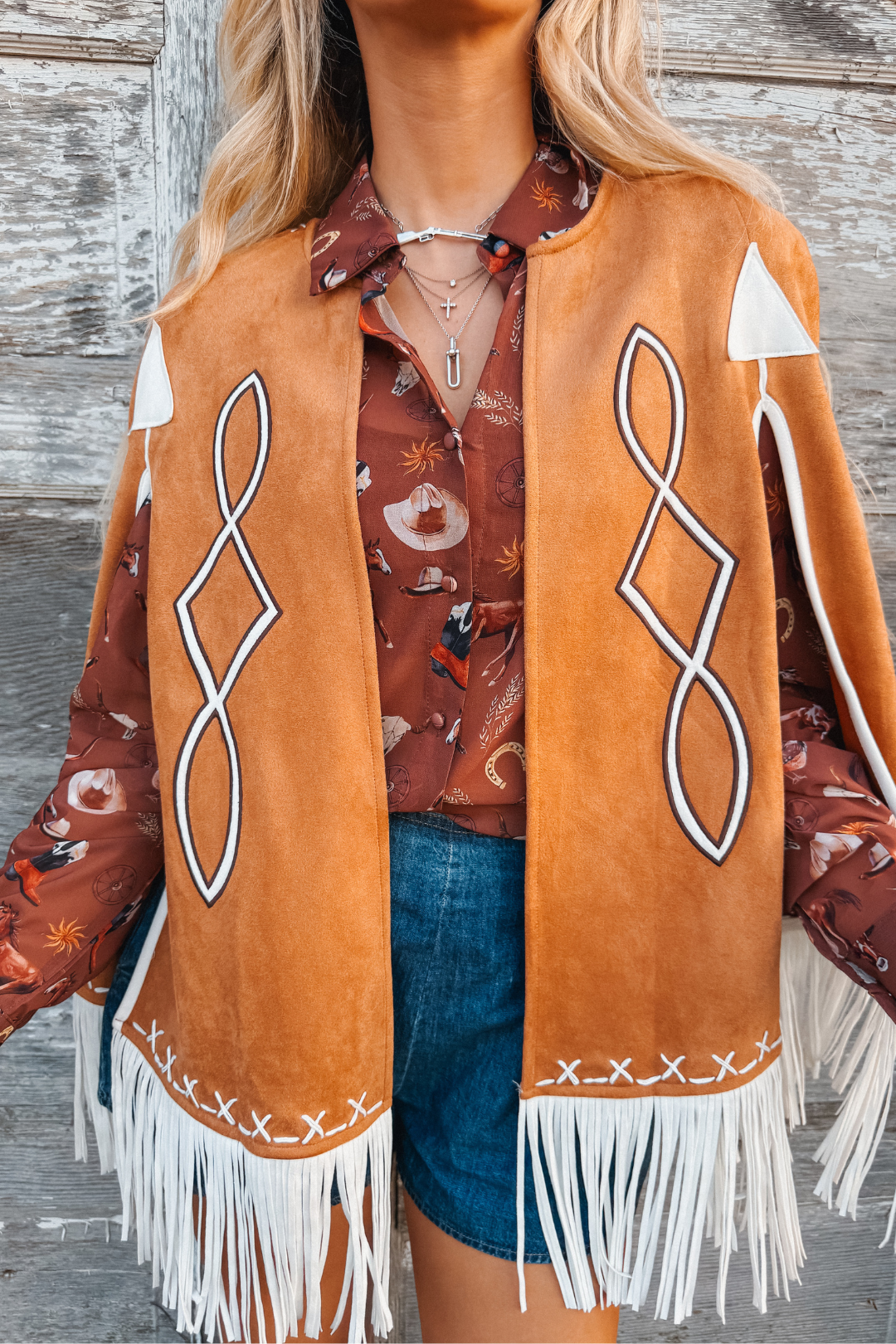 Desert Dancer Embroidered Poncho