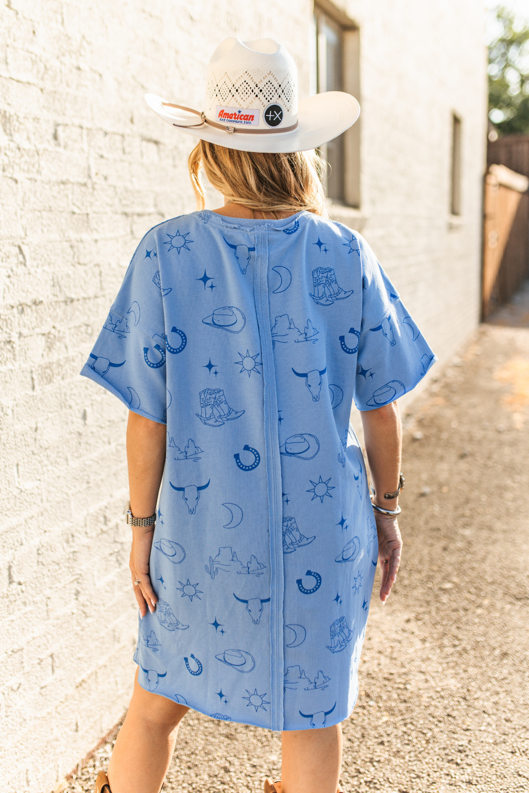 Western Skies Tee Dress