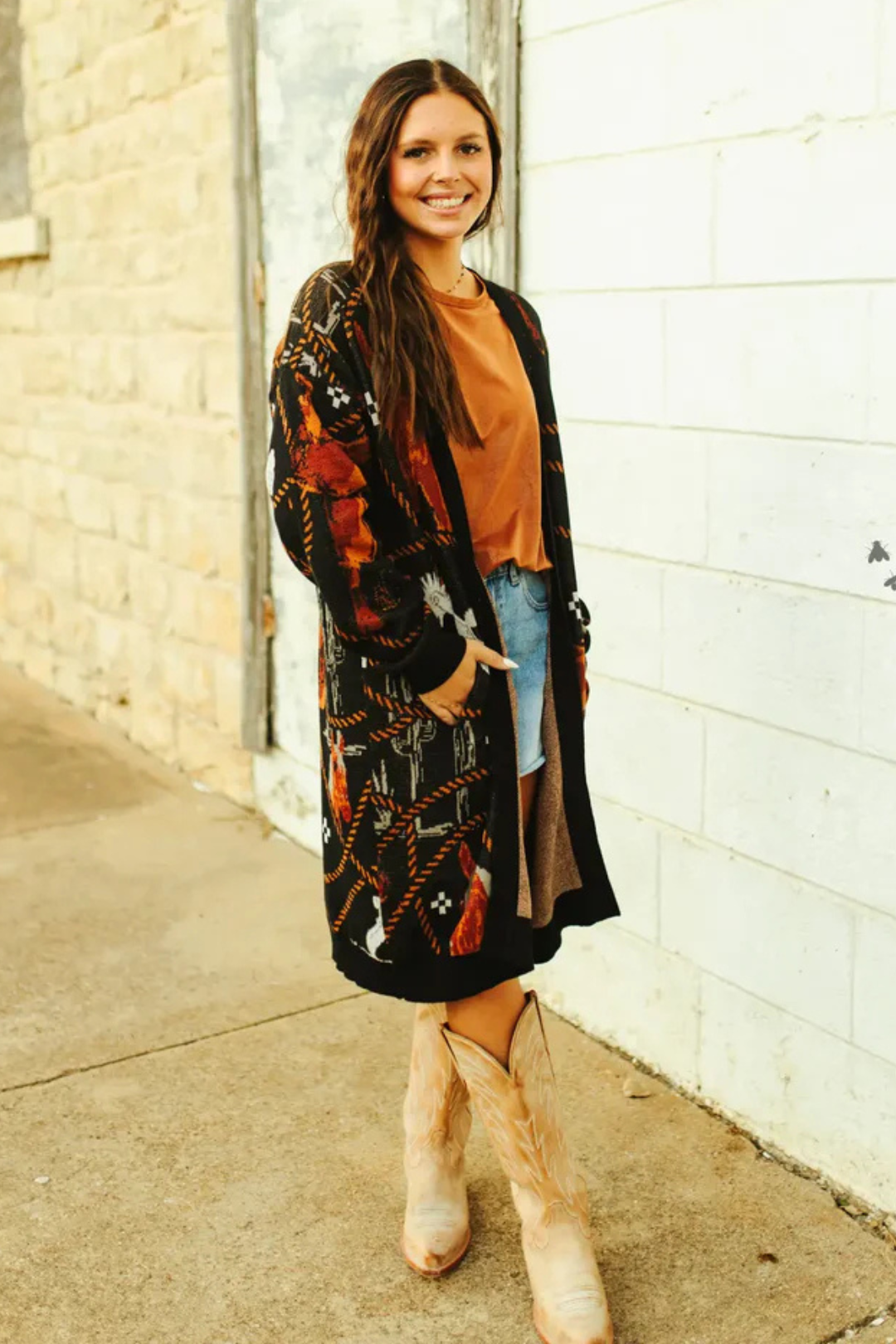 Frontier Trails Open Front Cardigan