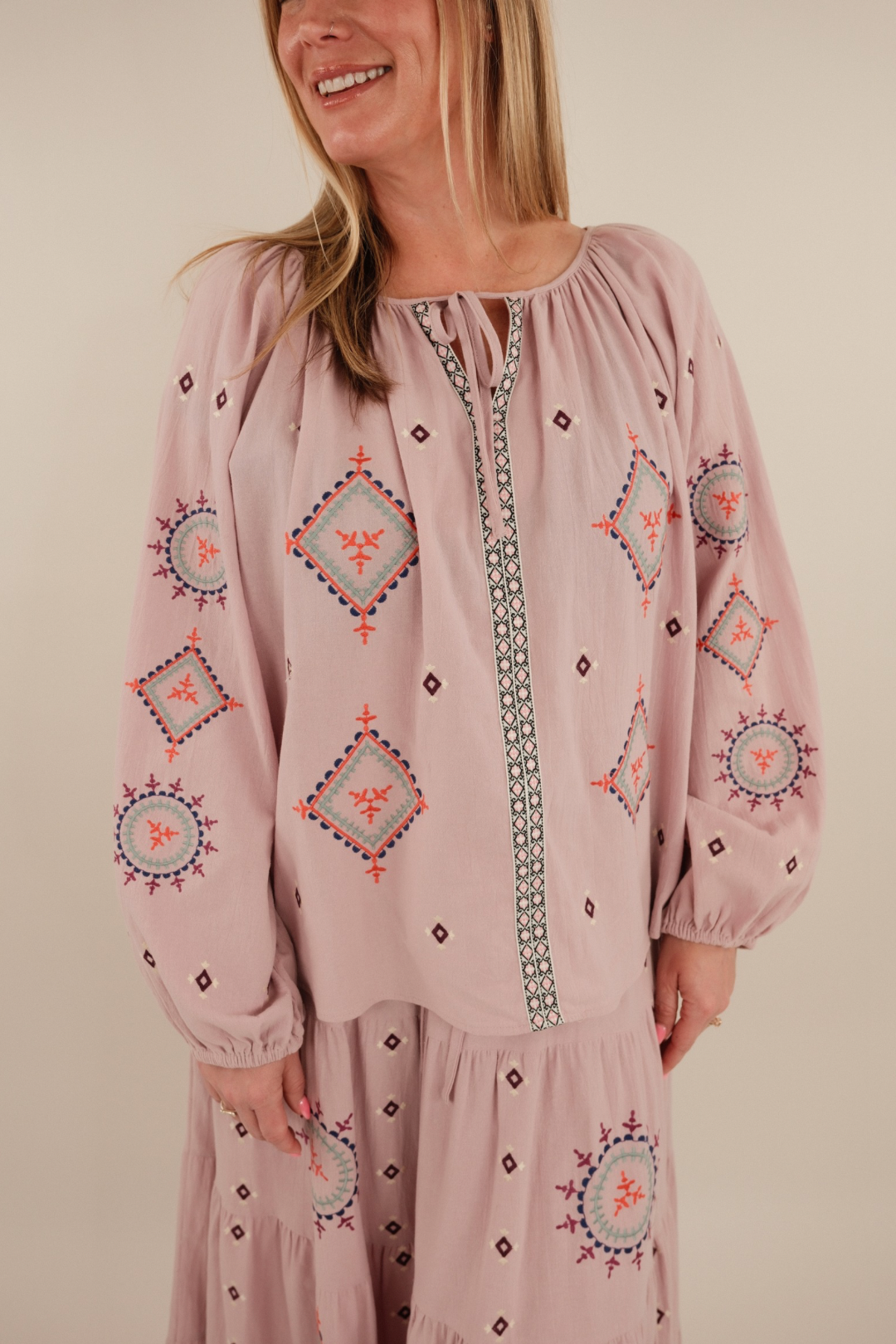 Wild Iris Boho Blouse