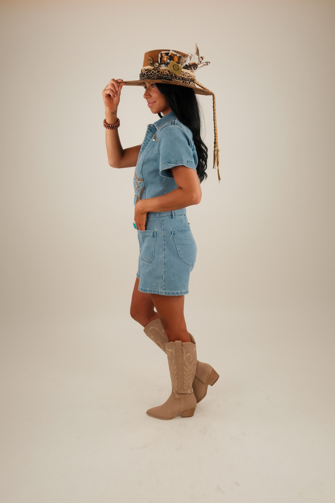 Rodeo Ready Denim Romper