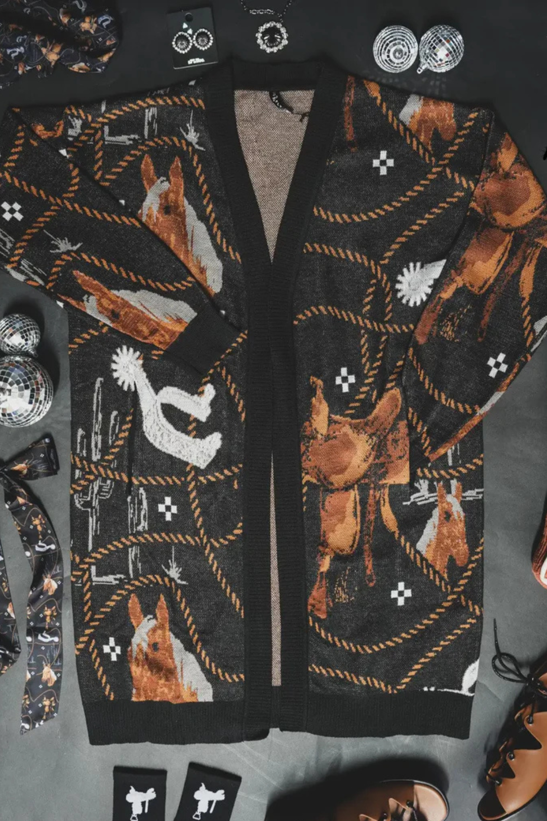 Frontier Trails Open Front Cardigan