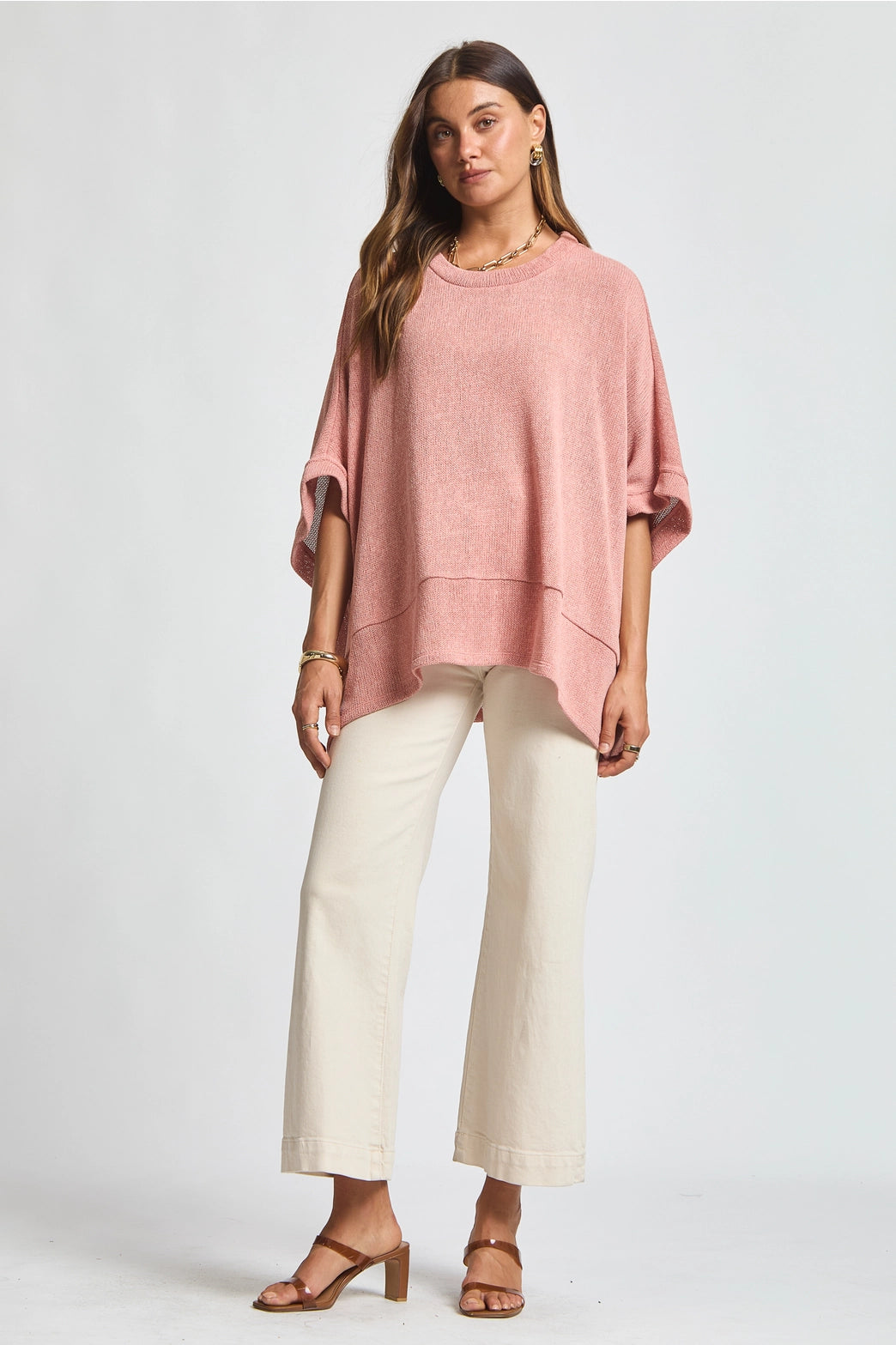 Prairie Breeze Travel Knit Poncho