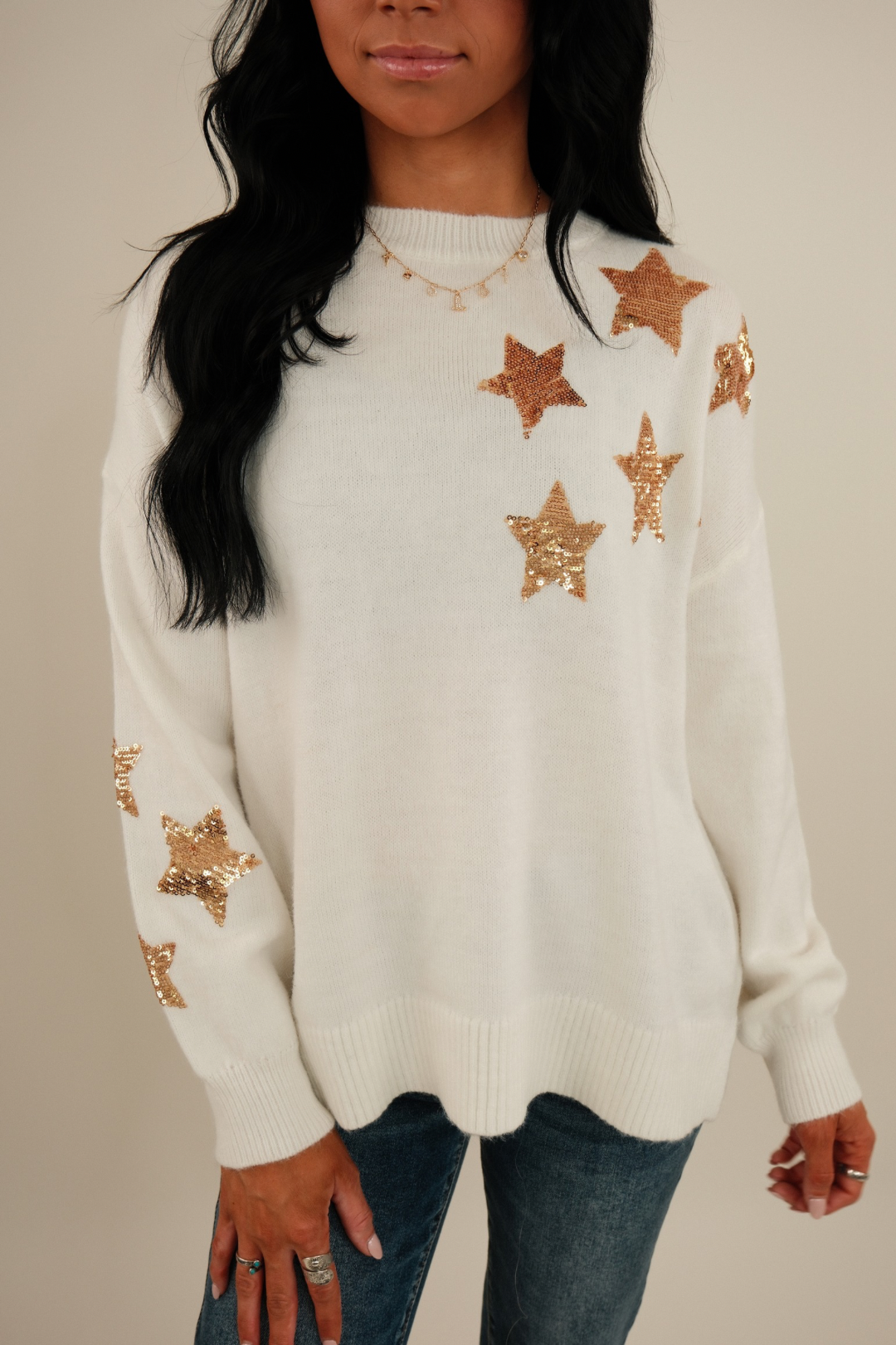 Lone Star Sequin Sweater