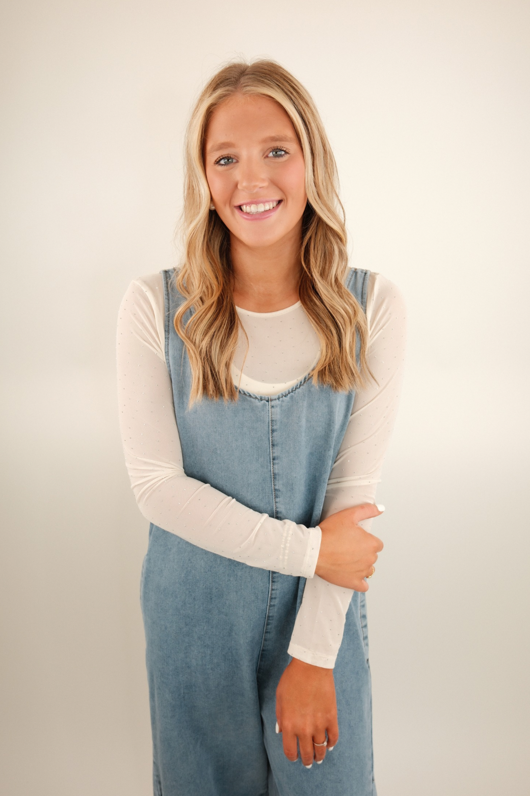 Star Shine Rodeo Mesh Top