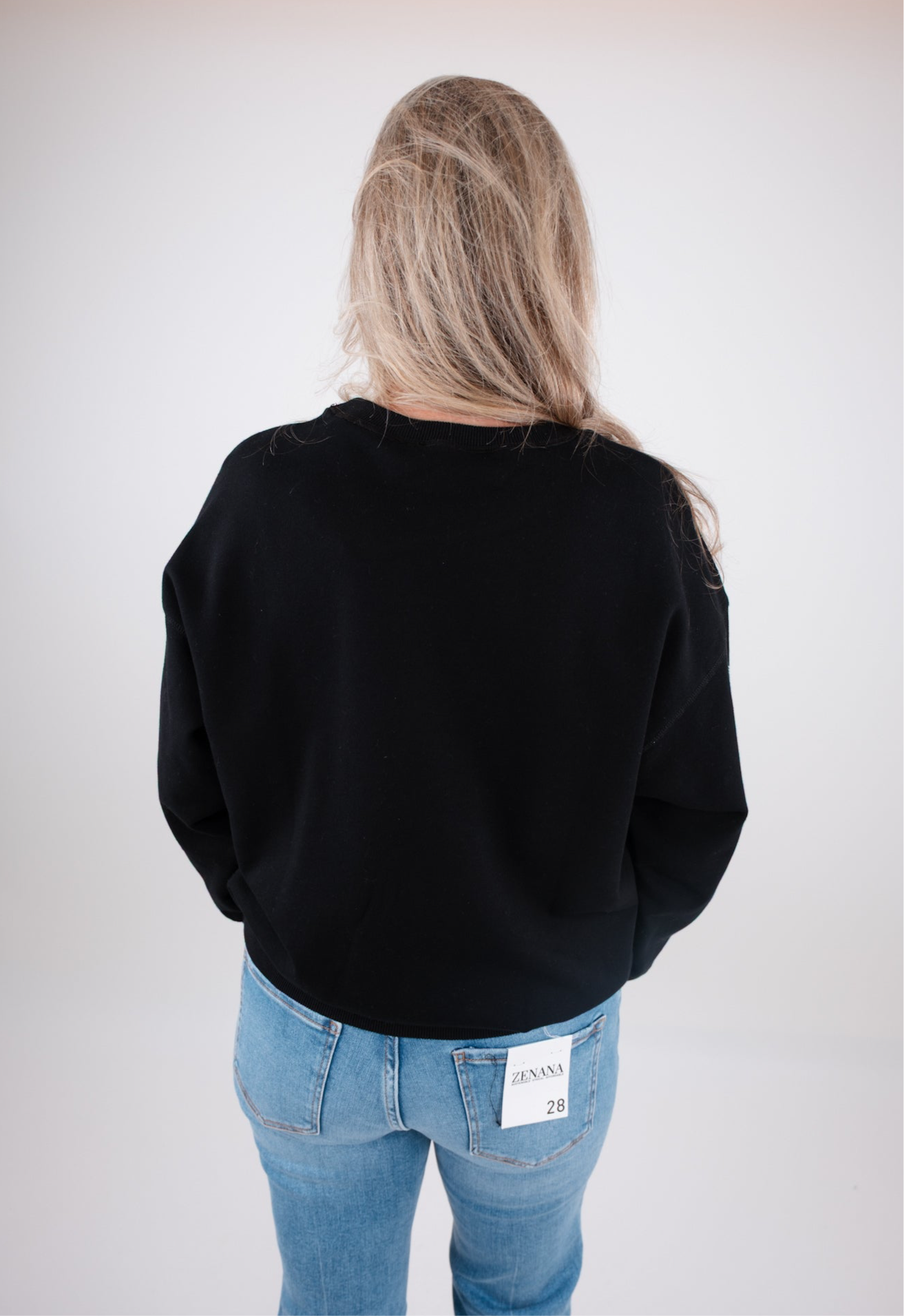 Black Crewneck Stitch