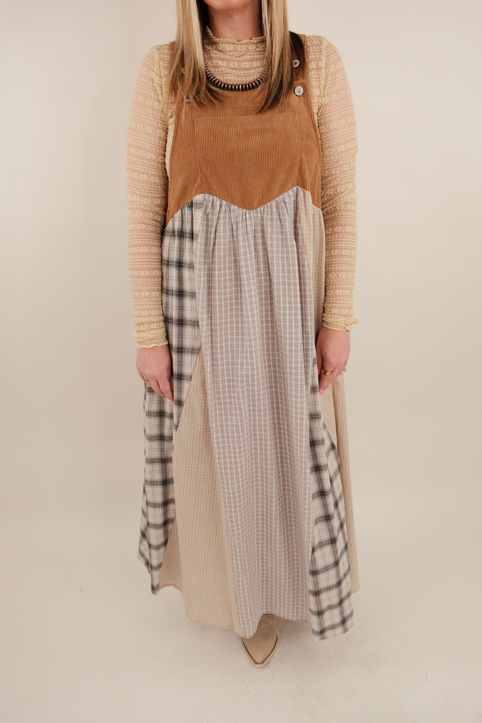 Dusty Meadow Overall Dress