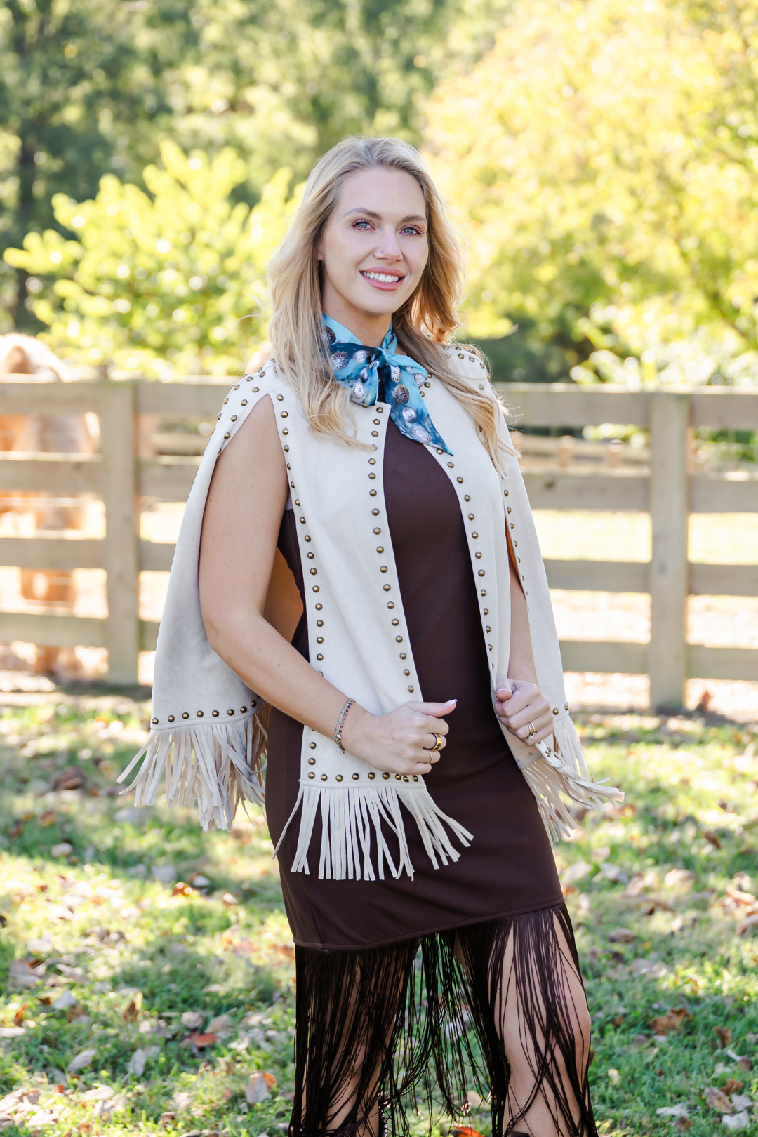 Gilded West Fringe Cape