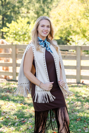 Gilded West Fringe Cape
