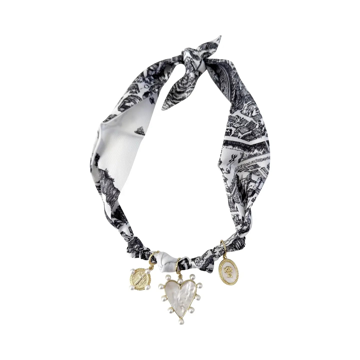 Charm Wrangler Scarf Necklace