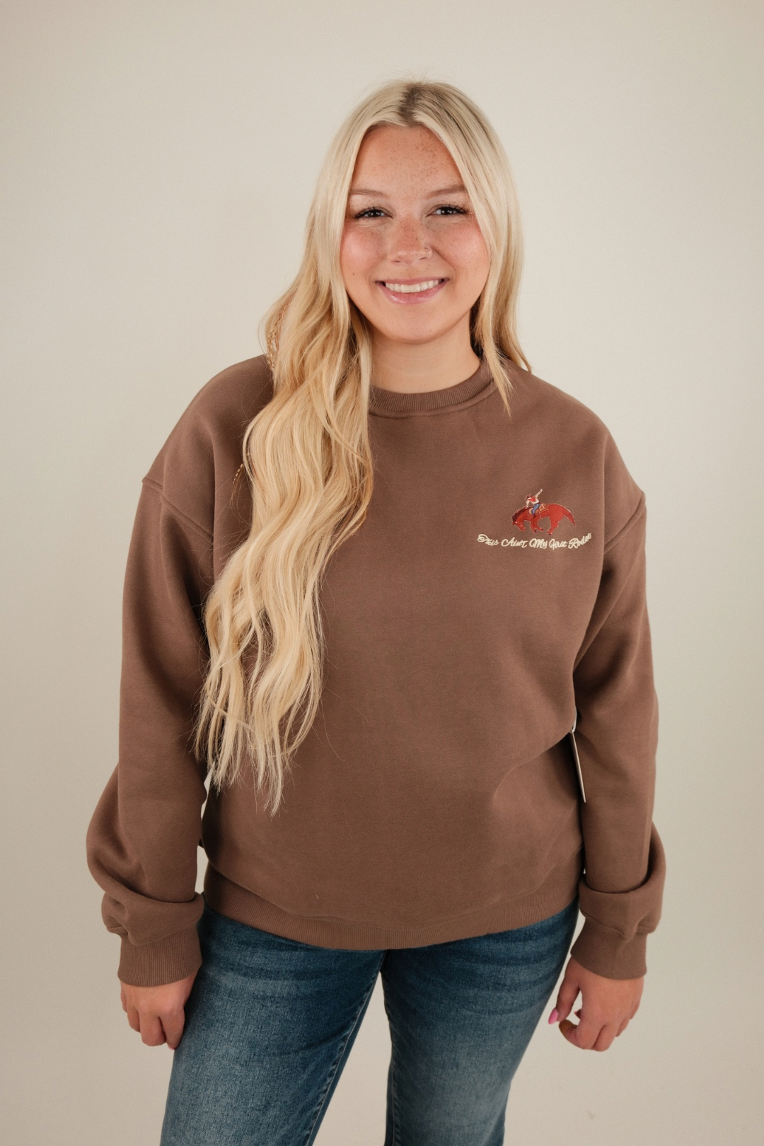 First Rodeo Mocha Pullover