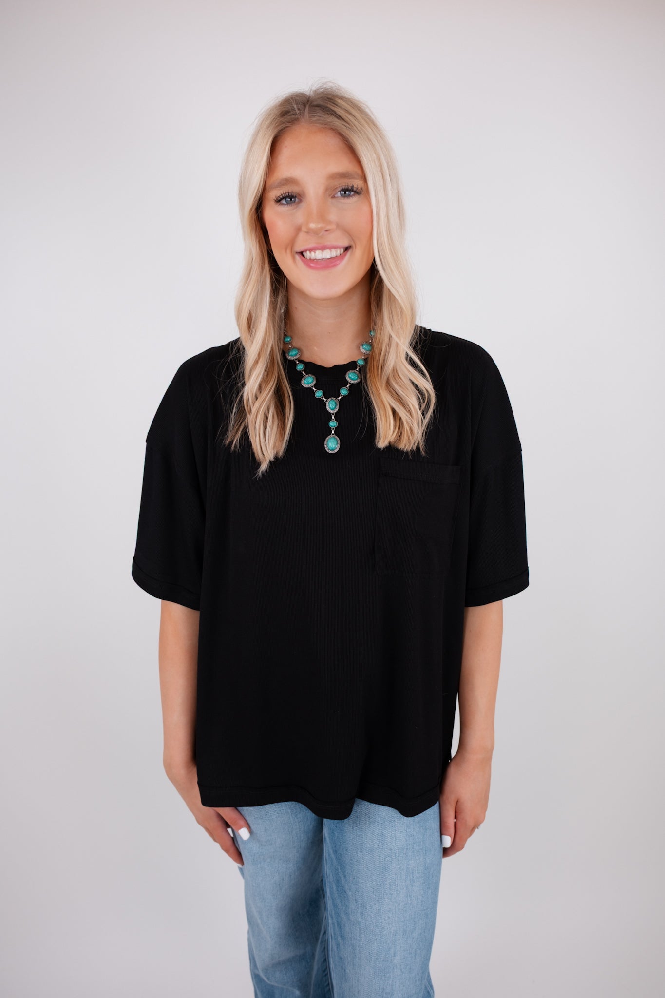 Essential Pocket Tee – Black