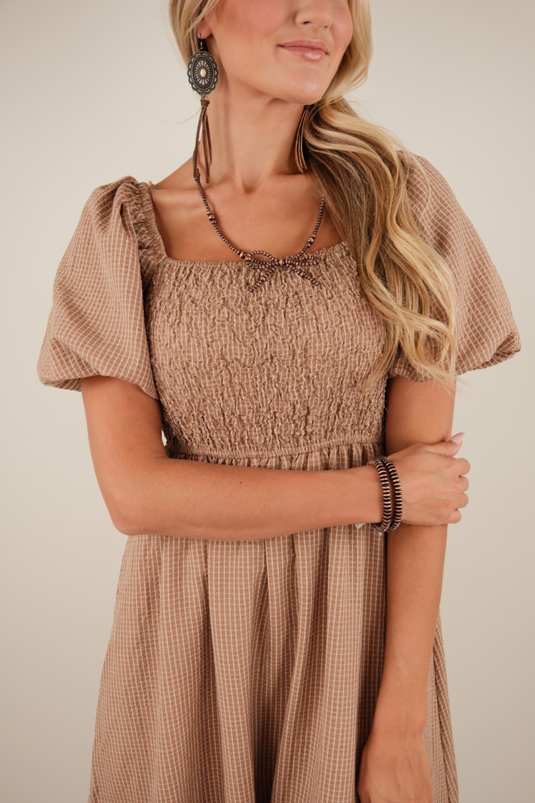 Prairie Stripe Reverie Maxi Dress