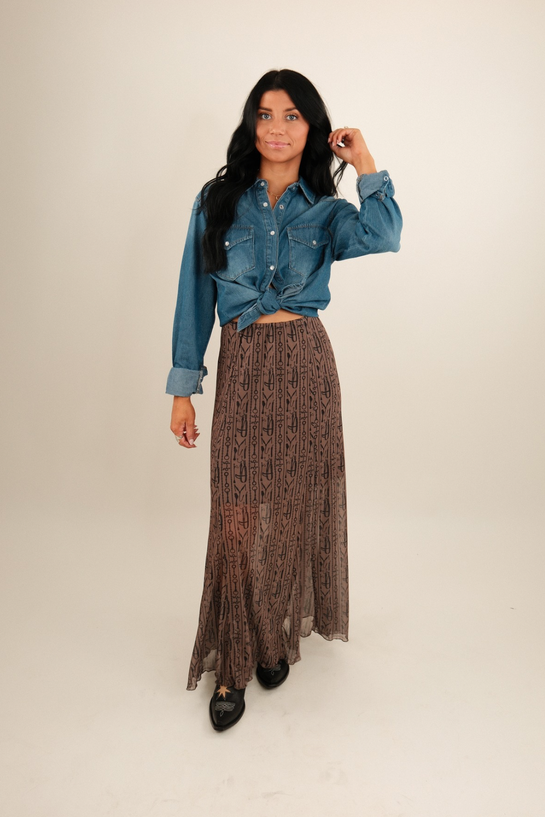 Rodeo Classic Denim Pearl Snap