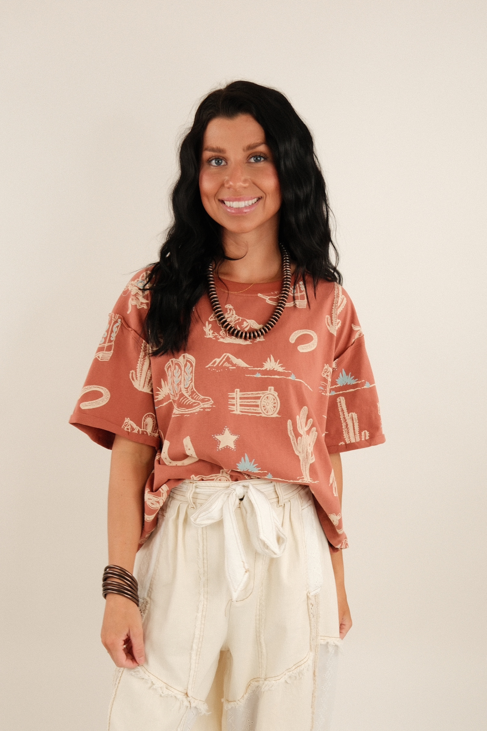 Saddle Sketch Western Tee