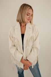 Sundance Fringe Wool Coat