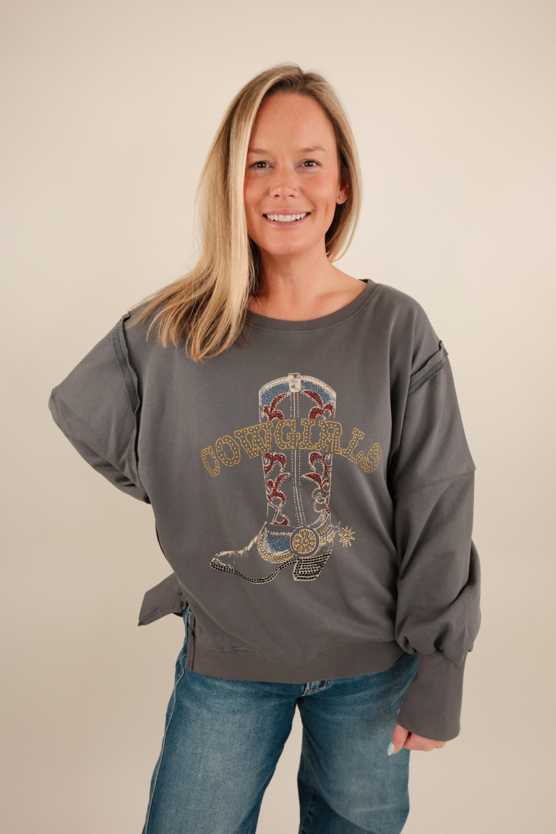 Rhinestone Cowgirl Sweatshirt